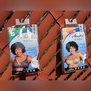 Two NWT bras 38 DD.  Playtex brand. Both still in package. Removed only for pics